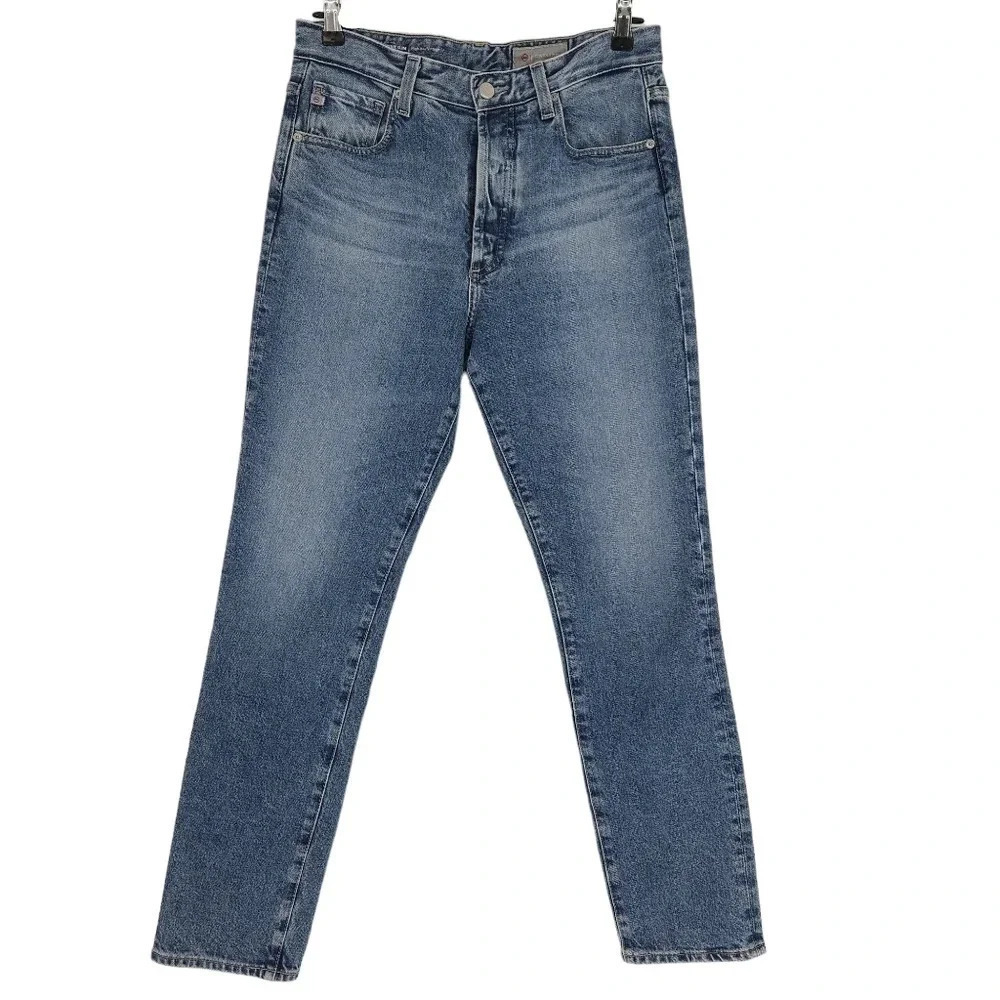 AG Contour 360 Jeans Alexxis Slim High Rise Vintage Fit Japan Denim Button Fly